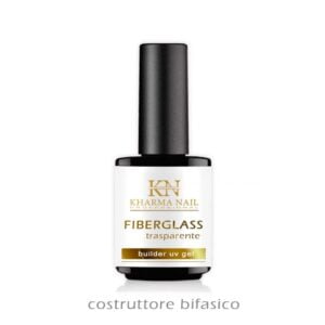 gel costruttore bifasico per unghie Fiberglass Trasparente 15ml / Kharma nail