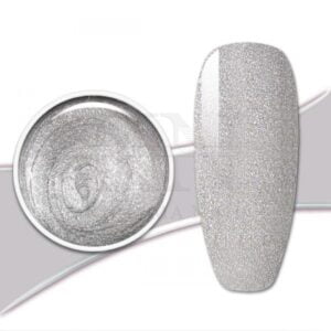 Gel color metallizzato silver P094 Platinum Ring / Kharma nail