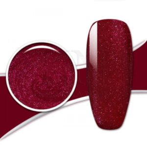 gel color per unghie metallizzato rosso P204 La Gomera / Kharma nail