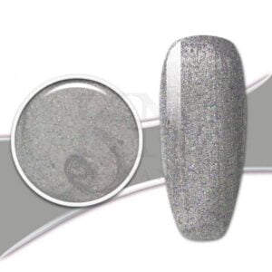 gel glitter colorato per unghie GL28 Silver Multicolor / Kharma nail