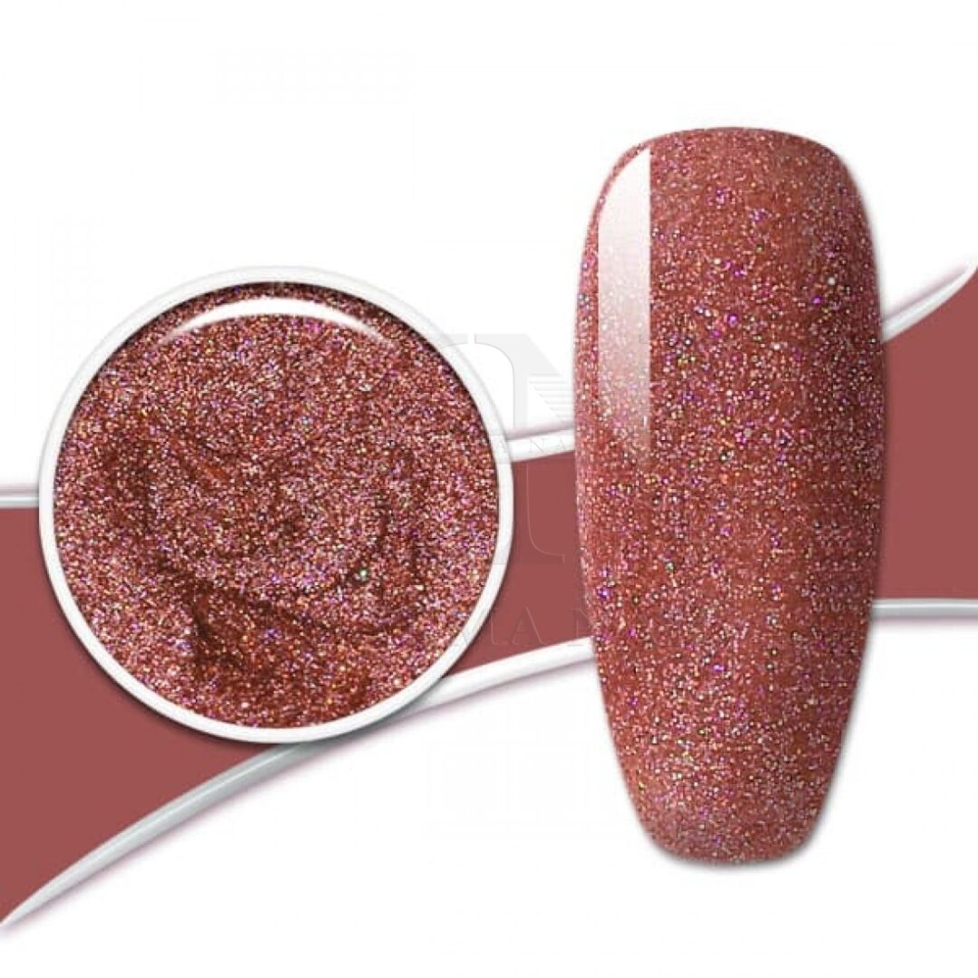 gel glitter colorato per unghie GL35 Hologram Pink / Kharma nail