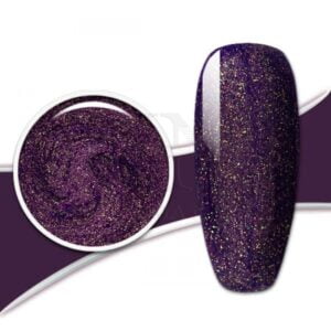 gel glitter colorato per unghie GL41 Ultra Violet Gold / Kharma nail