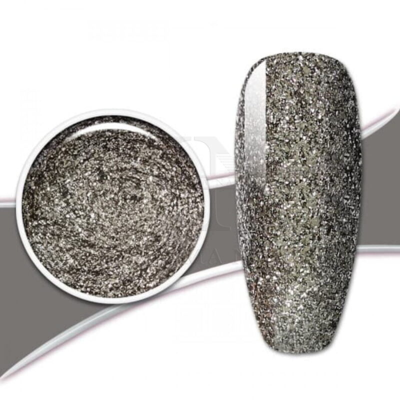 Gel glitter GS07 Dark Silver