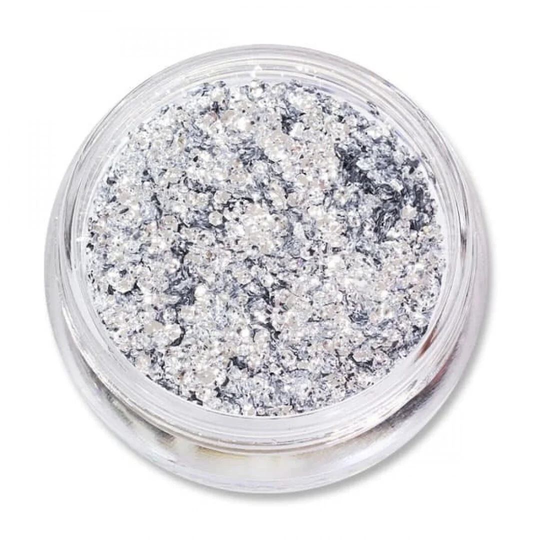 decorazioni per unghie Silver Hexagons / Kharma nail