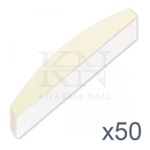 50 Lime PREMIUM bianca mezzaluna 100/180 / Kharma nail