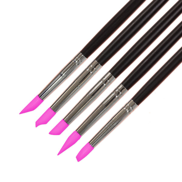 Pennelli in silicone pink
