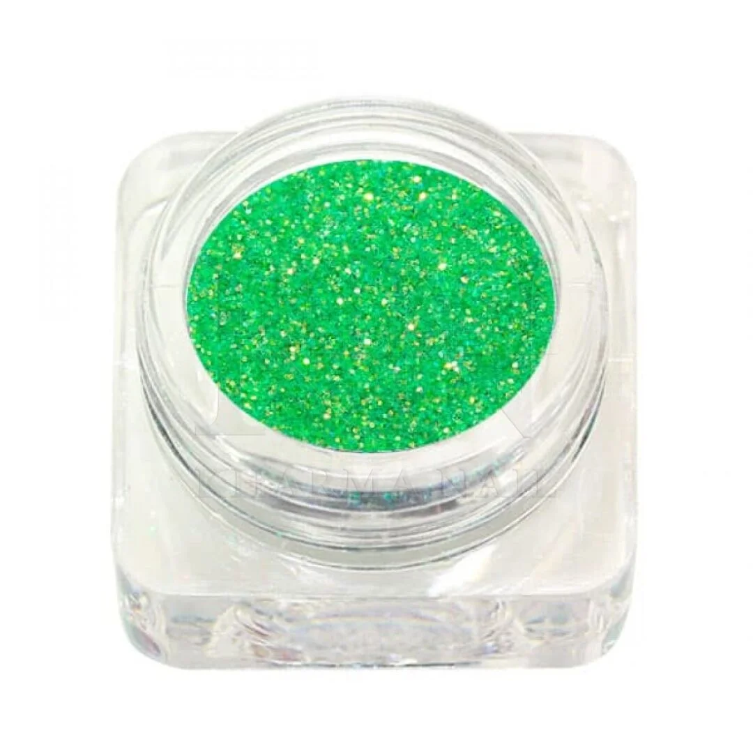 Glitter Neon Light Green - Kharma Nail