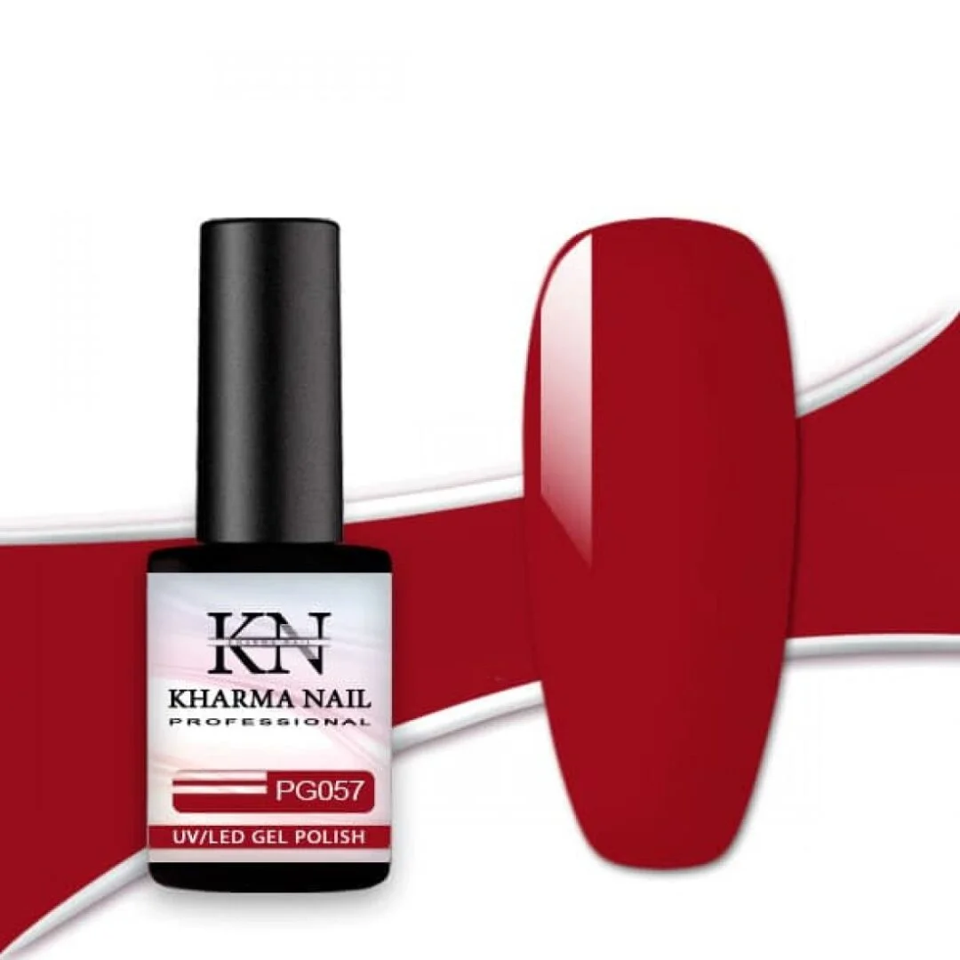 smalto semipermanente per unghie pastello rosso PG057 / Kharma nail