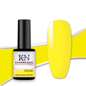 smalto semipermanente per unghie pastello giallo pg120 kharma nail