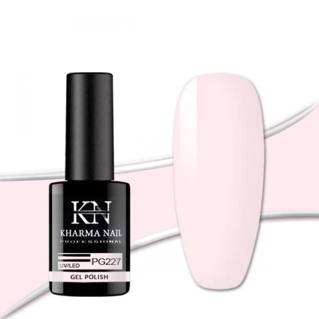 smalto semipermanente per unghie pastello rosa PG227 / Kharma nail