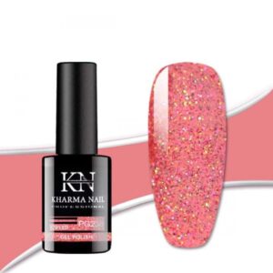 smalto semipermanente per unghie glitterato rosa PG238 / Kharma nail