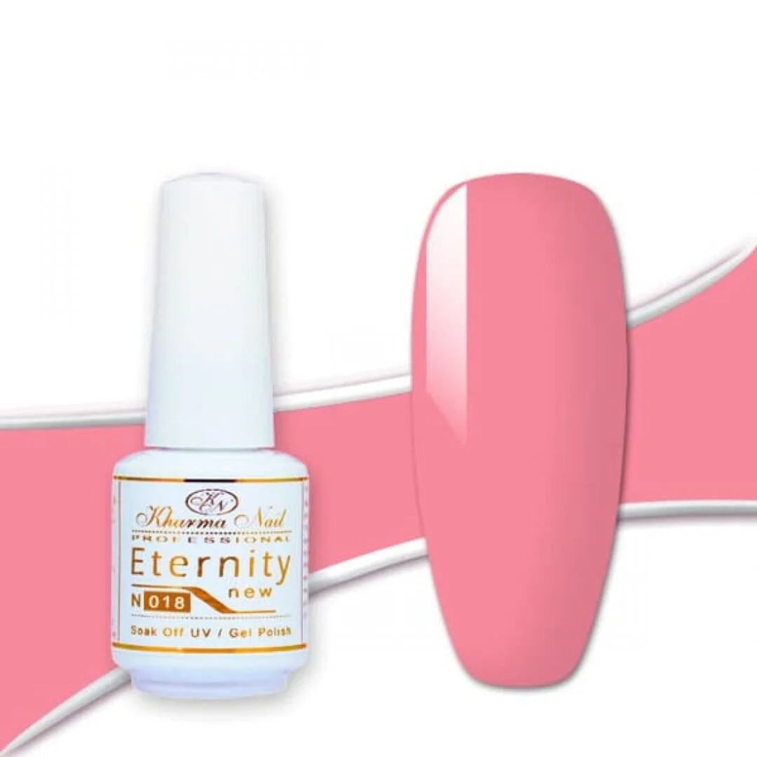 smalto semipermanente pastello per unghie rosa N018 Perfect Pink / Kharma nail
