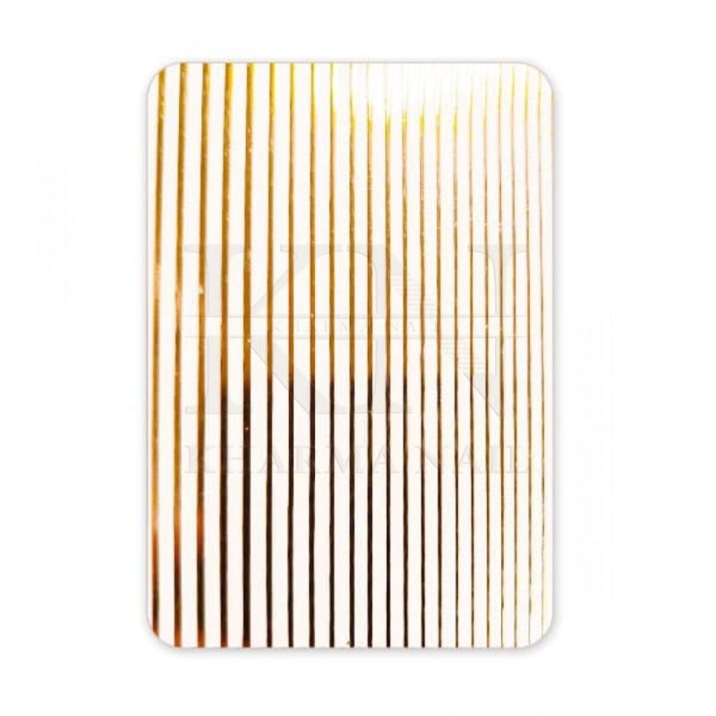 Adesivi strisce gold