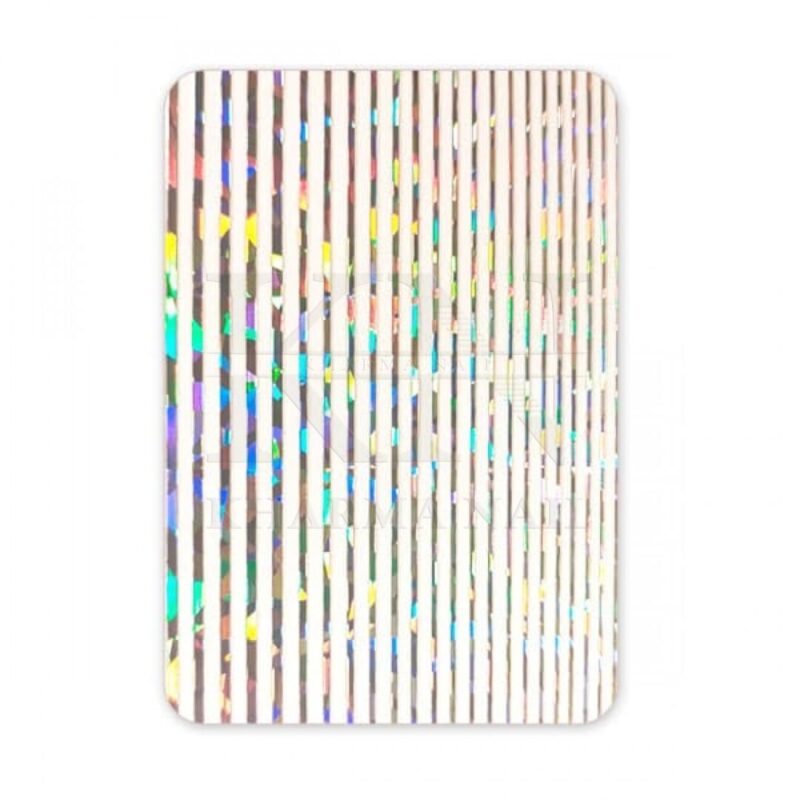 Adesivi strisce silver arcobaleno