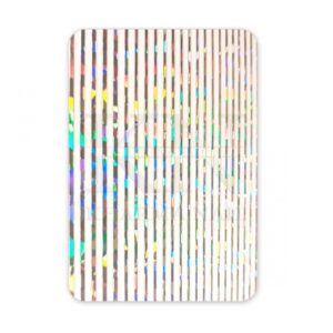 decorazioni per unghie Adesivi strisce silver arcobaleno / Kharma nail