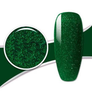 gel glitter per unghie verde gl51