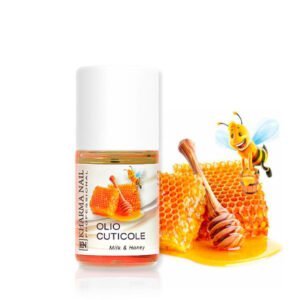 boccetta olio cuticole latte e miele