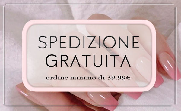 spedizione gratuita con ordine minimo di 39,99€